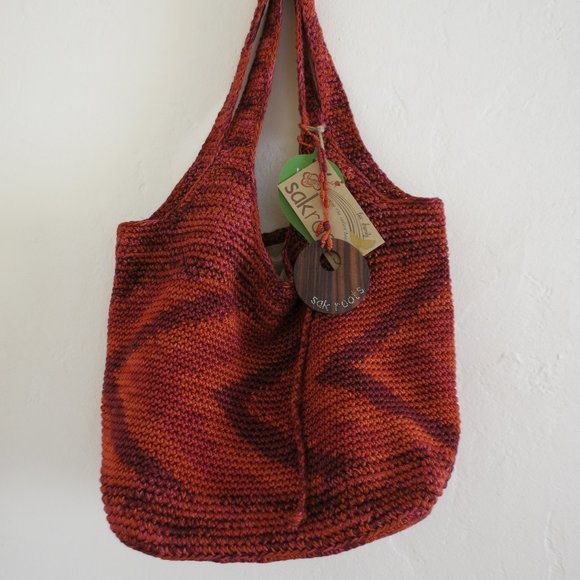 The Sak Sakroots Hobo Bag, Red NWT - Picture 1 of 3